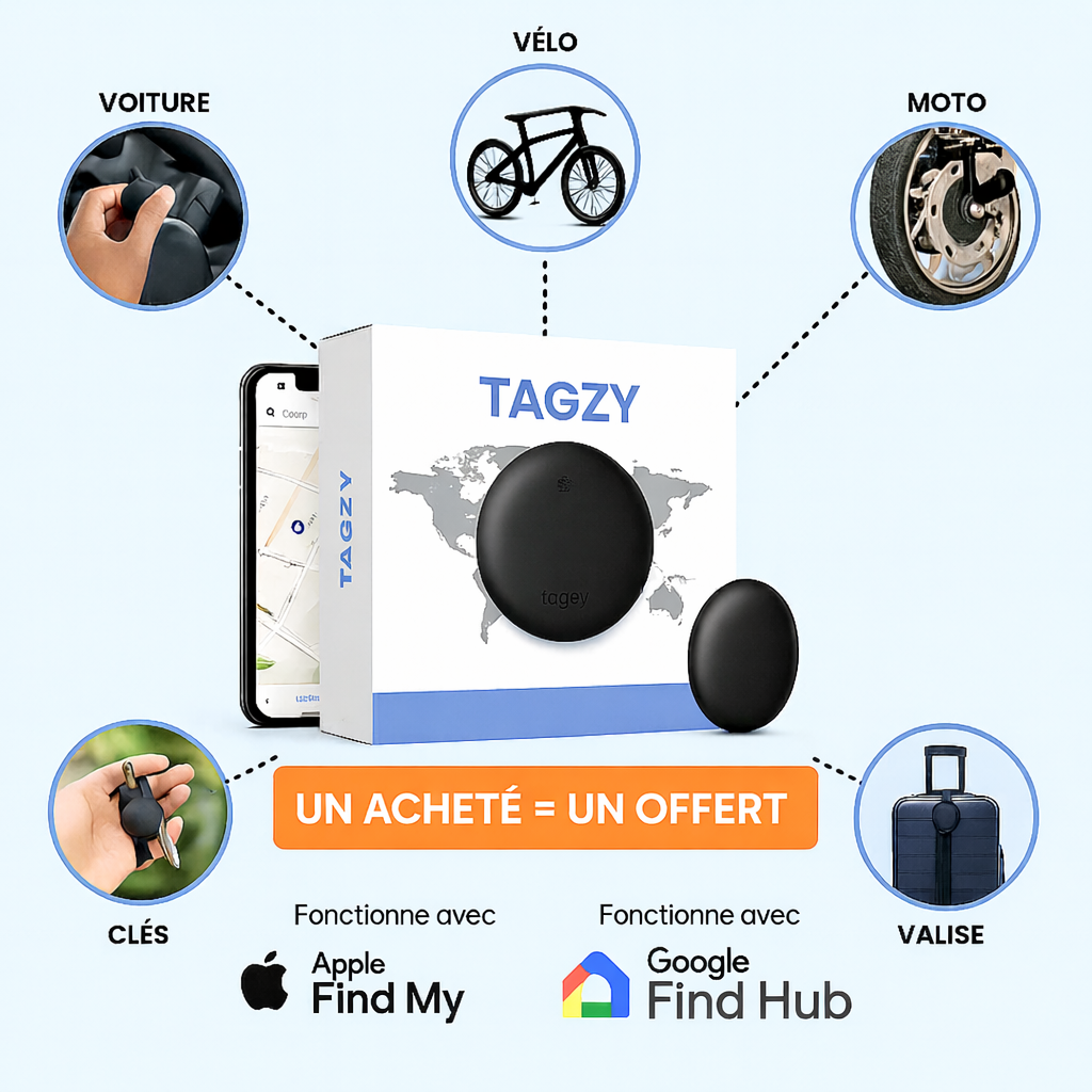 Tagzy – Le tracker GPS